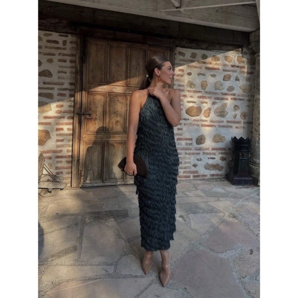 Zara Long Fringe Dress - Picture 9 of 15